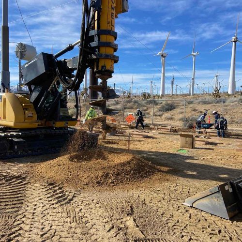 Substation Expansion Pier Foundations
